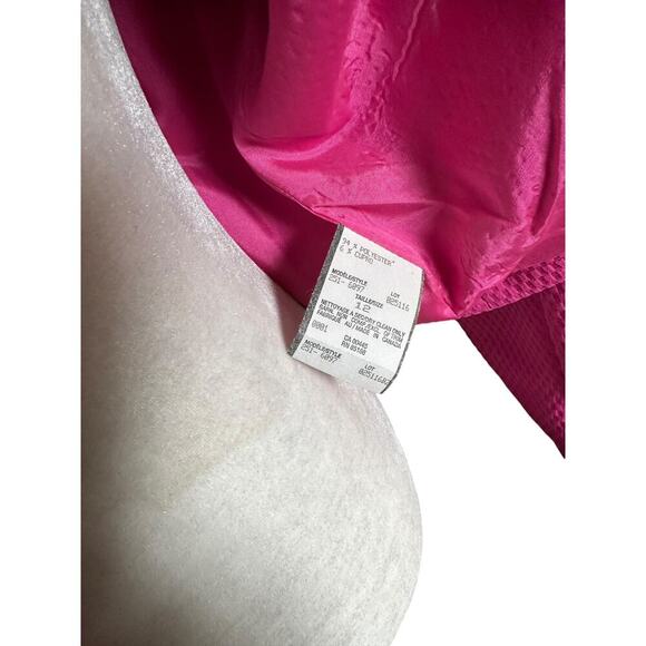 Louben Fuschia Textured Open Blazer 3/4 Sleeves - size 12 - EUC - Picture 6 of 6